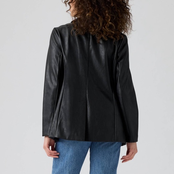 NWT Levi's Black Single Breasted Blazer - Picture 3 of 9